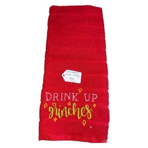 Red Christmas Hand Towel